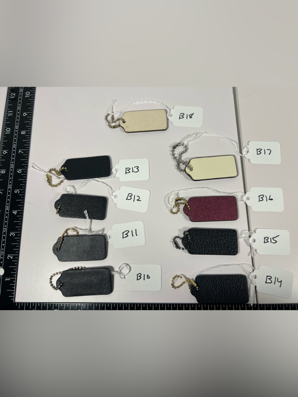 Coach Hangtag Bag Charm Key Fob Replacement Sold Separately